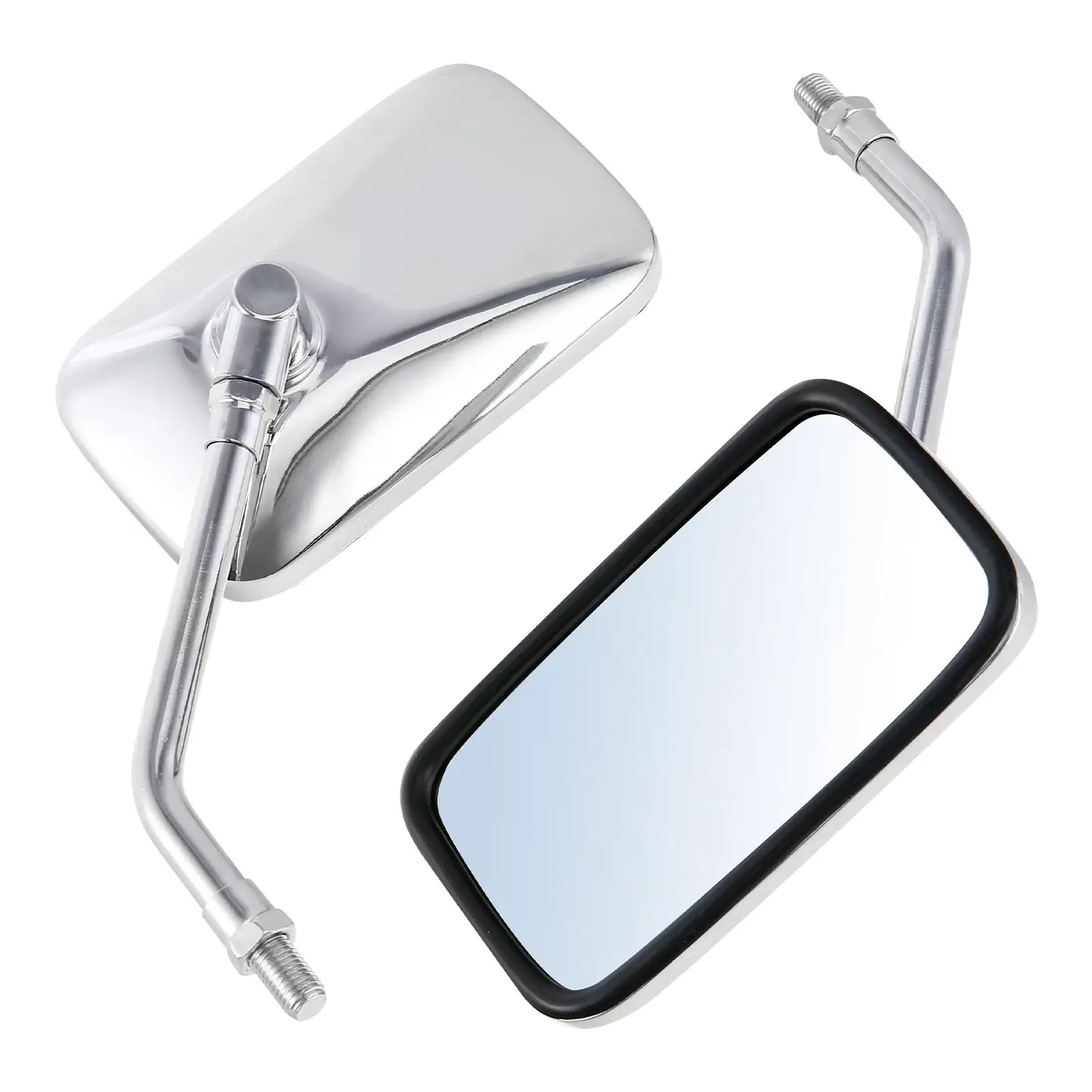 Прямоугольные боковые зеркала заднего вида для мотоцикла YAMAHA XV1100 XVS1300 400 DS400 XV1900