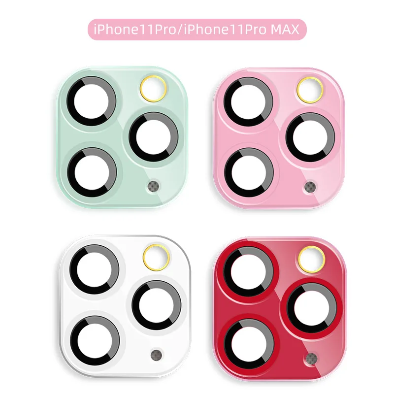 Одноцветная Защитная стеклянная пленка для iPhone 11 объектива камеры Pro Max|Защитные