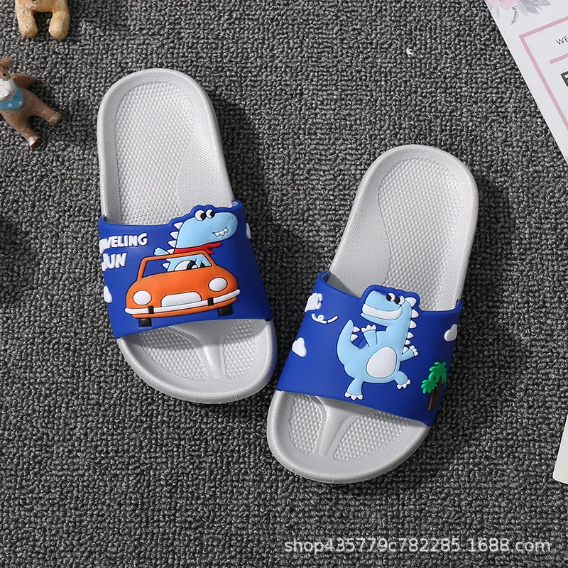 Новые стильные детские домашние тапочки для мужчин и женщин Сезон лето Домашние