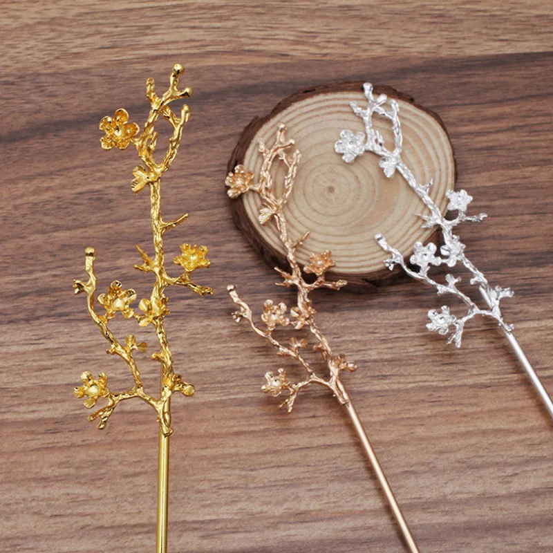 2 шт. 51x47 мм ветви дерева Медь заколки для волос вилки палочки заколка Одежда DIY