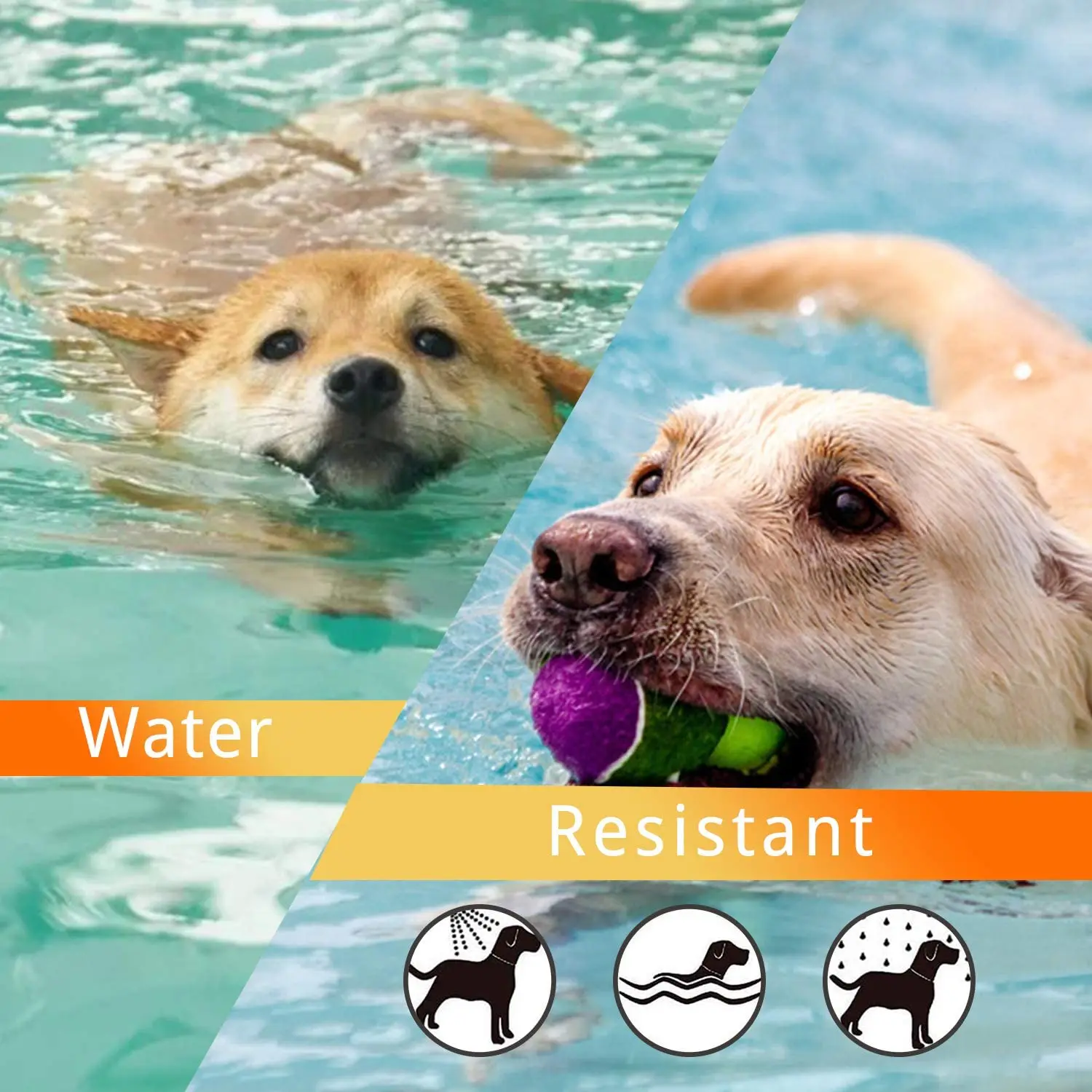 Ошейник для блох и клещей 8 месяцев защиты регулируемый водонепроницаемый