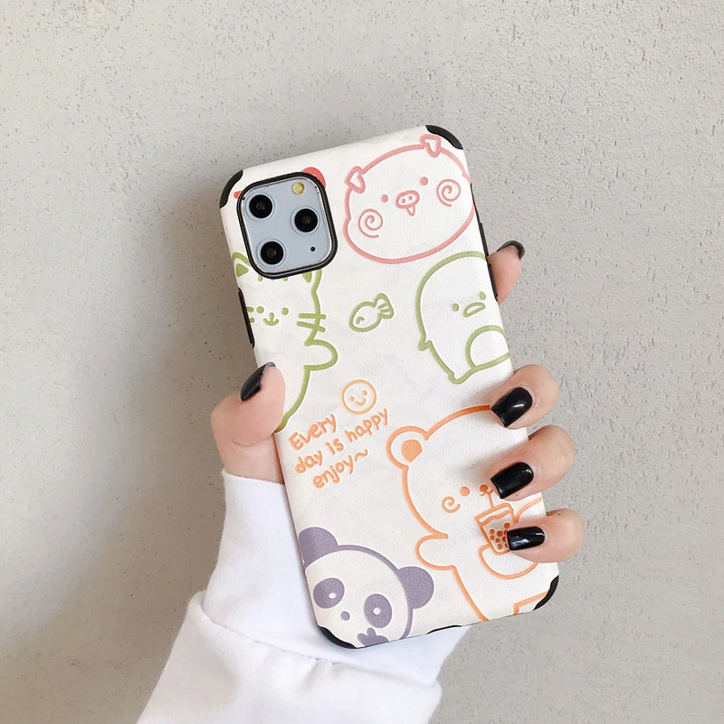 Cartoon Animal Case for Xiaomi Redmi Note 8 Pro Mi 10 9 A3 Lite 9se Play SE A2 6 Cute Lovely TPU Phone Cover |