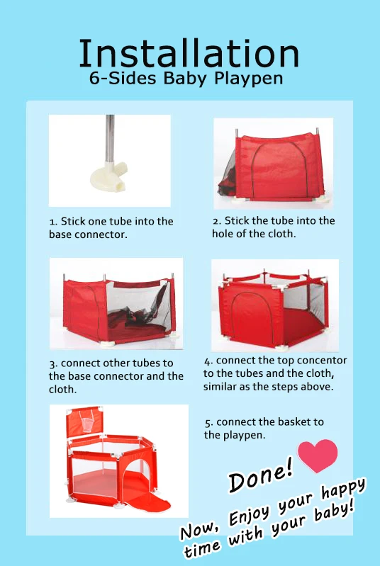 

3 Colors Baby Playpen Kids Fence Playpen Babies Safety Fence Pool Baby Game Fence Baby Crawling Safety Guardrail Step