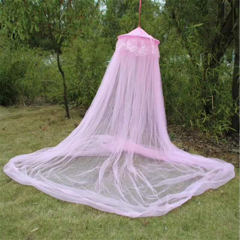 

Useful Elegant Dome Baby Crib Netting for Summer Polyester Kid Mesh Fabric Lit Lace Baby Kids Bed Canopy Baby Crib Netting