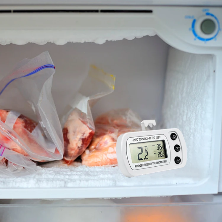 Цифровой холодильник термометр мини морозильник водонепроницаемый ЖК-дисплей