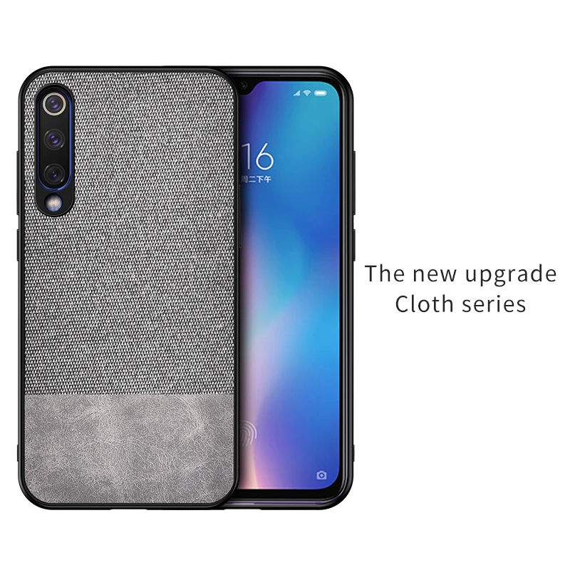 T9 Тканевый чехол для Xiaomi mi 9 SE 9T A3 8 Lite A2 A1 F1 9 lite, тканевая задняя крышка для Xiao mi Red mi Note 8 7 6 Pro 7A 6A S2 чехол s - Цвет: T9