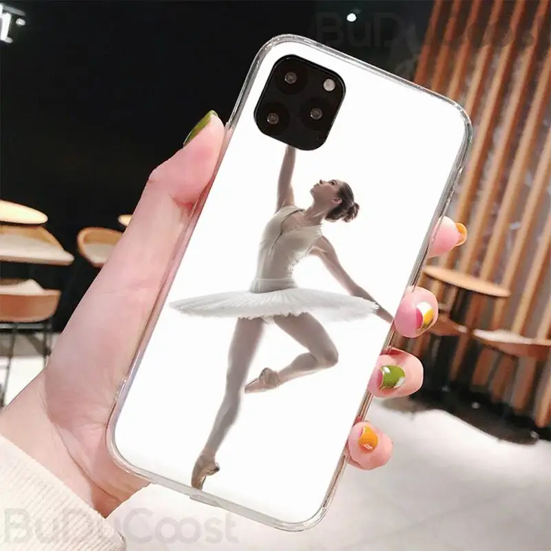

CUCI Ballerina Dance Ballet Girl Shoes Phone Case For iPhone 11 7 Case For iPhone 11 Pro XS Max X 8 7 6s Plus 5 SE 11 XR Case