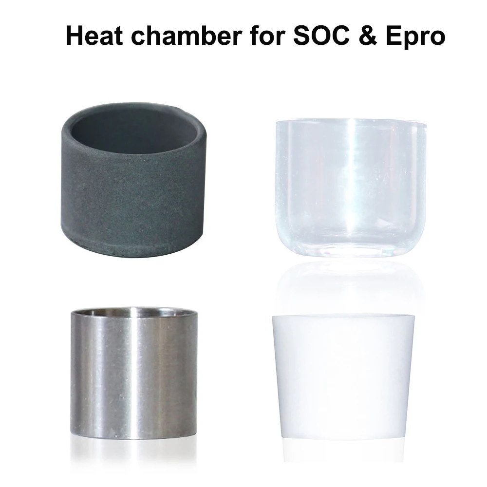 

4PCS Heating Insert Chamber Ceramic/Titanium/Quartz /Carb Bucket Bowl Cup Coil Element Replacement for SOC/Epro Kit