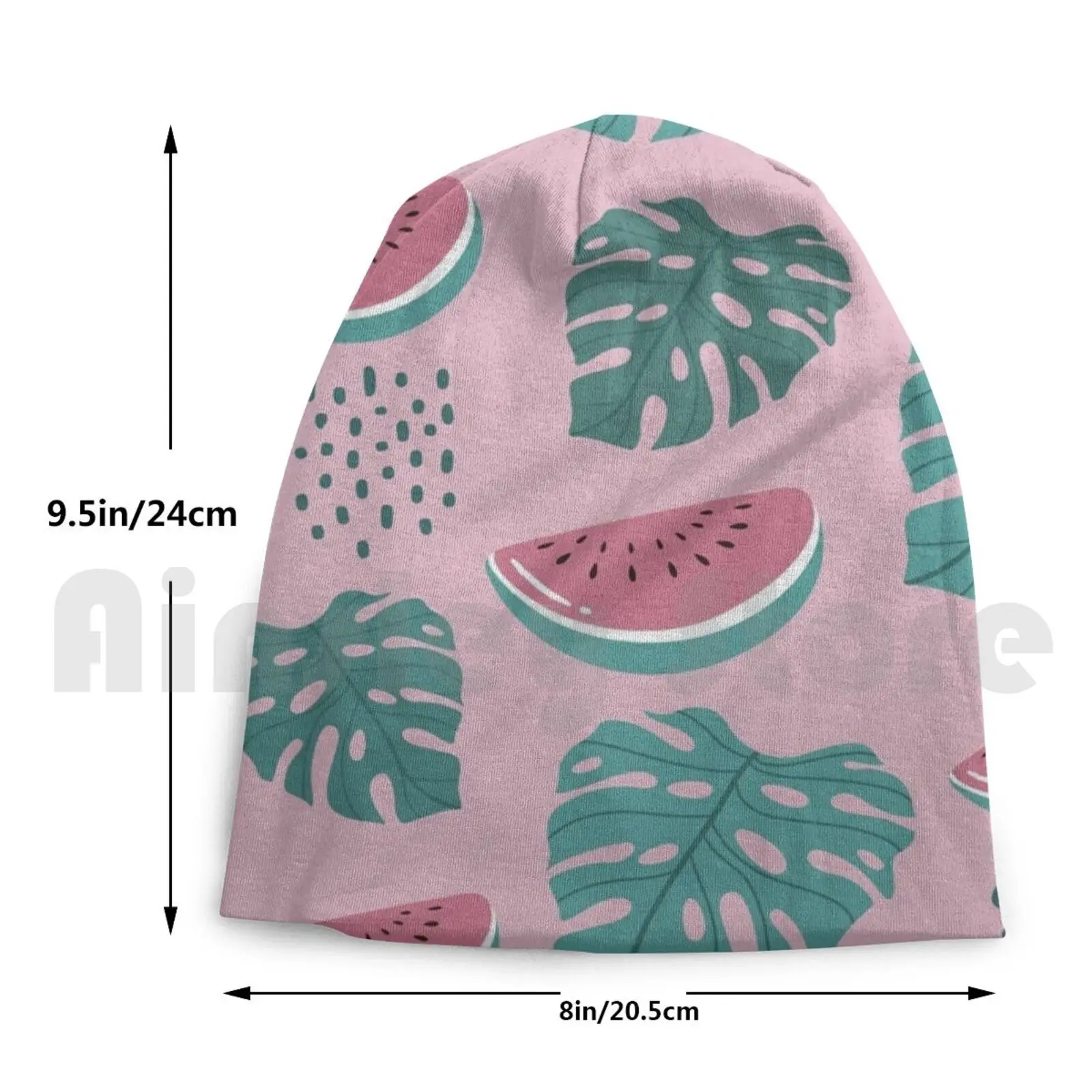 Тропические фрукты вязаная шапка с узором хеджирования Кепки Сделай Сам Печать