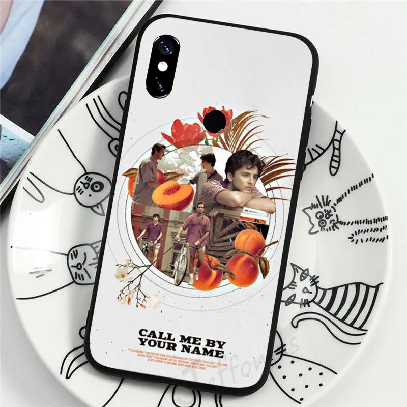 

Artistic text Call Me by Your Name movie Phone Case For Xiaomi Redmi note 7 8 9 t k30 max3 9 s 10 pro lite