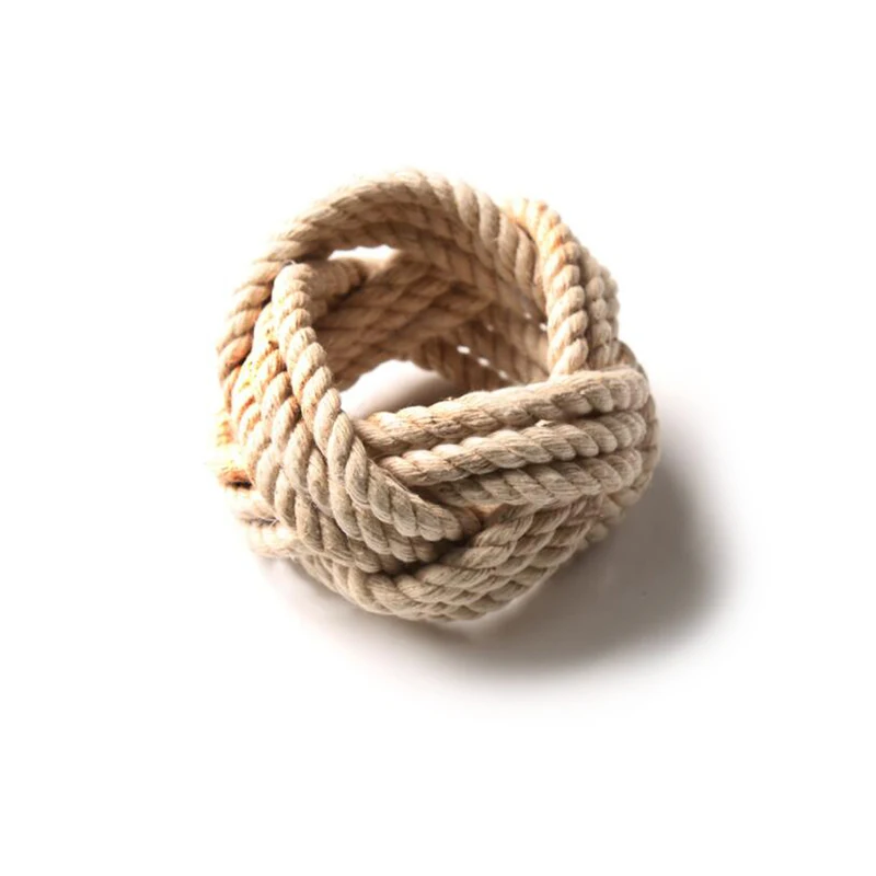 

30Pcs Model Room Natural Jute Napkin Ring Rope Woven Napkin Buckle Linen Rope Napkin Ring for Wedding Christmas Party