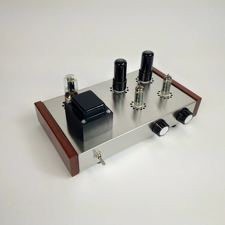 DIY Hifi 6J4 + 6P6P ламповый фотовакуумный предусилитель 4 канальный вход BT 5 0|Усилители