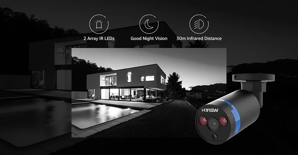 H. VIEW 8ch 400W CCTV камера системы PoE H.265 CCTV камера системы 4mp комплект видеонаблюдения PoE 48V комплект видеонаблюдения Full HD