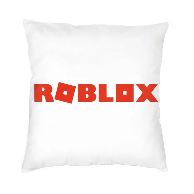 

Roblox Text Logo Luxury Pillow Cover Home Decorative Cartoon Anime Game Chair Cushion