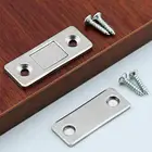 2 шт.компл. прочный магнитный дверной замок, защелка для шкафа, ультра-шурупы, магнит для двери с тонким шкафом для мебели