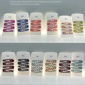 2021 новейшие высококачественные заколки с принтом BB для женщин и девочек, детские заколки для волос, заколки, заколки, аксессуары, головной убор, головной убор