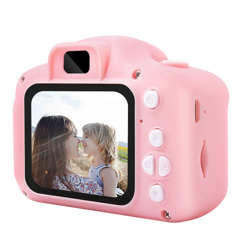 Цифровая мини-камера, 2 дюйма, HD экран, заряжаемая, мультяшная, для детей, реквизит для фотосъемки на улице, подарок на день рождения от AliExpress WW