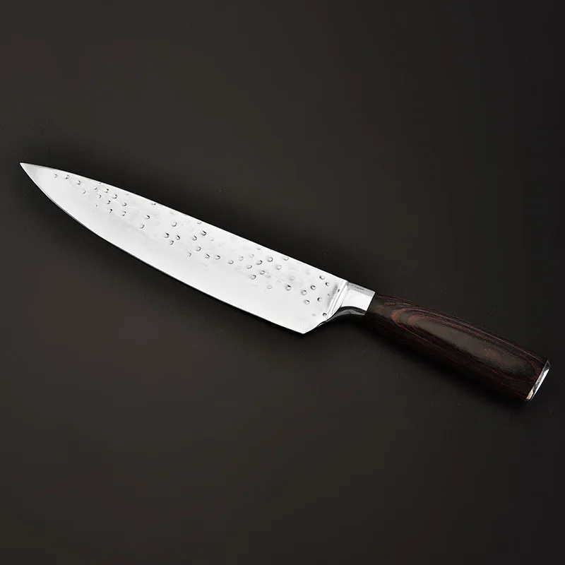 

13 Inch Kitchen knife 7CR17 Steel multi Kitchen Tools Wooden Handle Household Food Knife Western Meat chef knife Cleaver