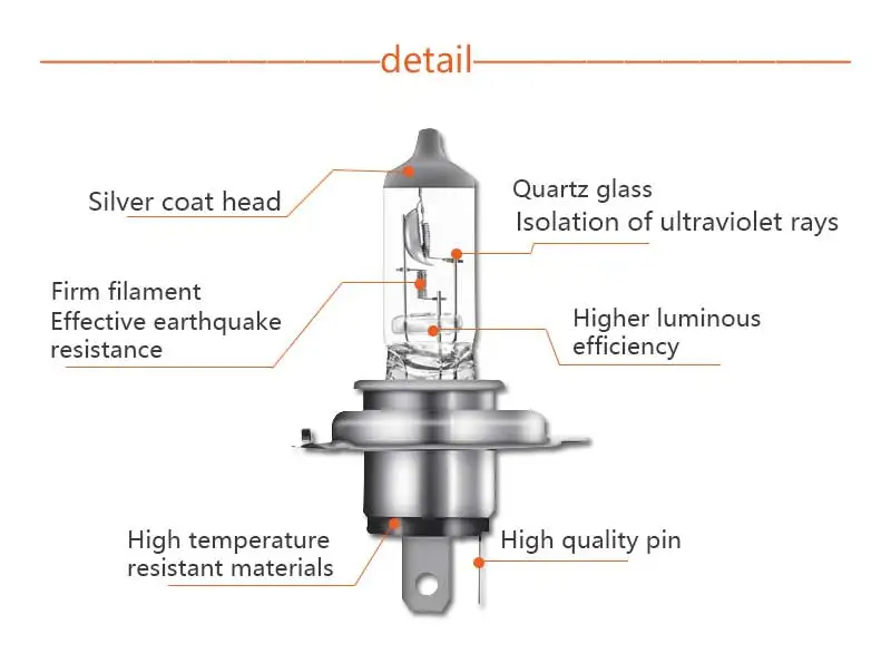 OSRAM оригинальное качество H4 9003 3200K 12V 100/90W 62204 P43t супер Rallye внедорожный автомобильный головной светильник авто галогенная противотуманная лампа больше