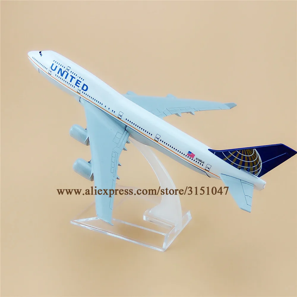 16 см Air American UNITED B747 Боинг 747 400 авиакомпании|Статуэтки и миниатюры| |