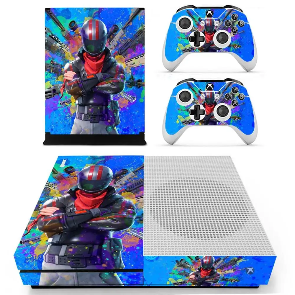 Наклейка для Xbox One S новая наклейка s консоль и контроллеры тонкая кожи Виниловая |