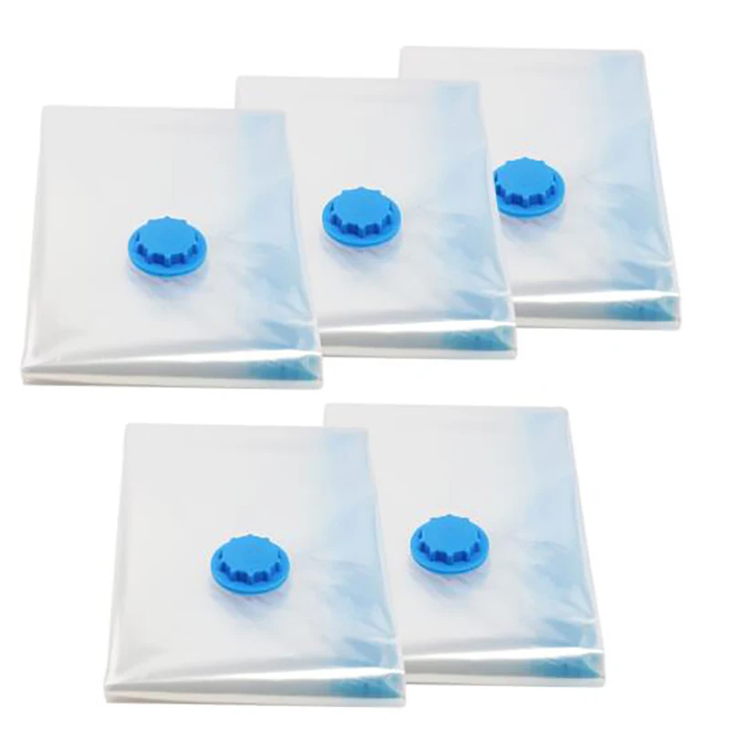 

Home Vacuum Storage Bag For Clothes Quilt Storage Bag Transparent Border Foldable Compressed Organizer Saving Seal Packet Pouch