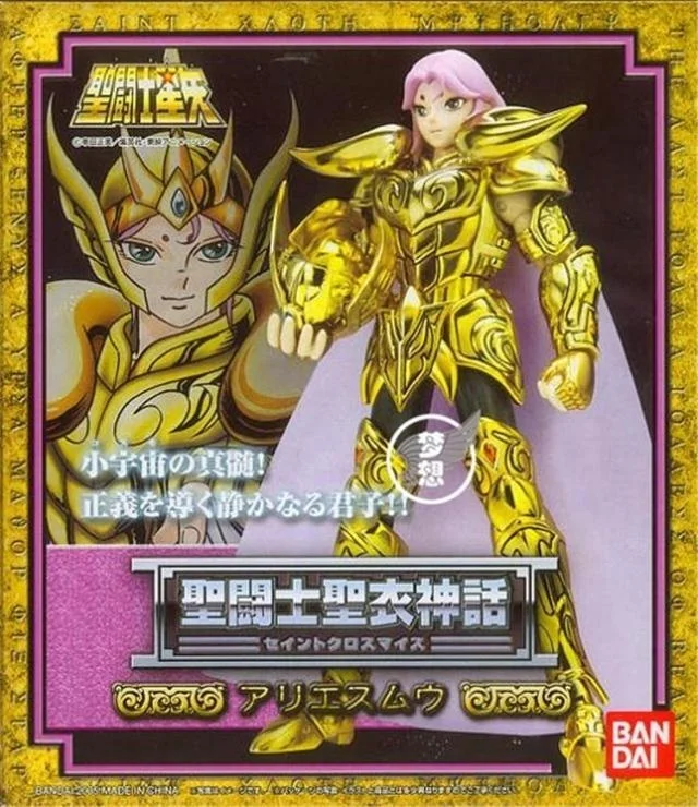 

Bandai японская версия Saint Seiya 1,0 золотой день Овен Mu старая версия Золотой Металл