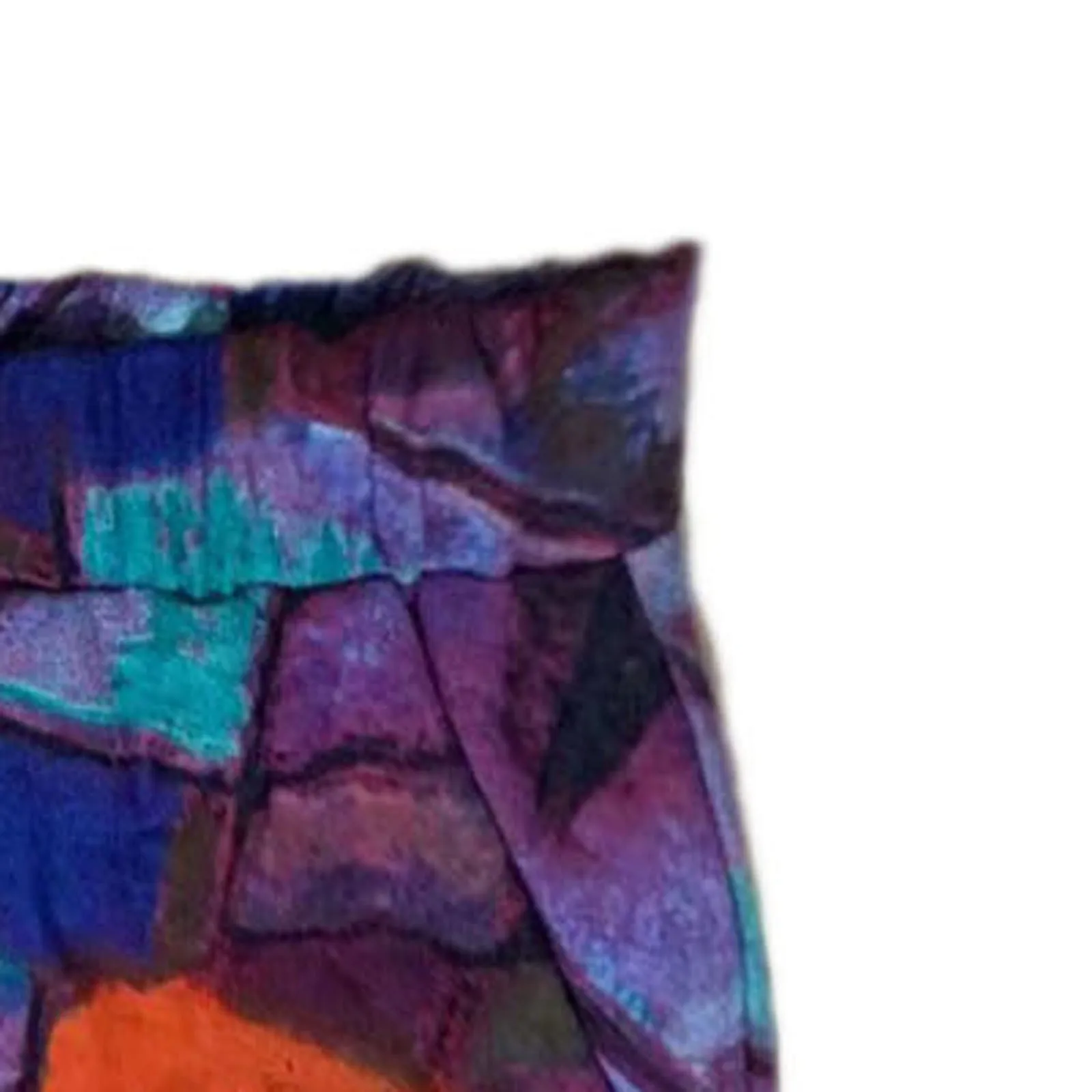 Feitong граффити геометрические РЕТРО брюки женские свободные для отдыха забавные