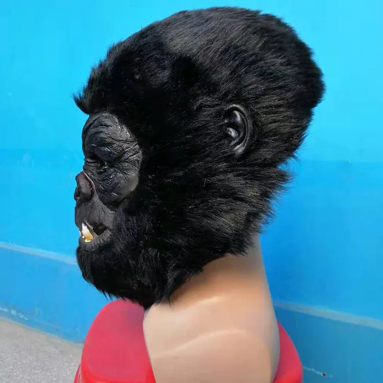 2021 Halloween Hot Sale Cosplay Gorilla Dress Up Headgear Go Out At Night Passers-by Funny Party Costume Props Horror |