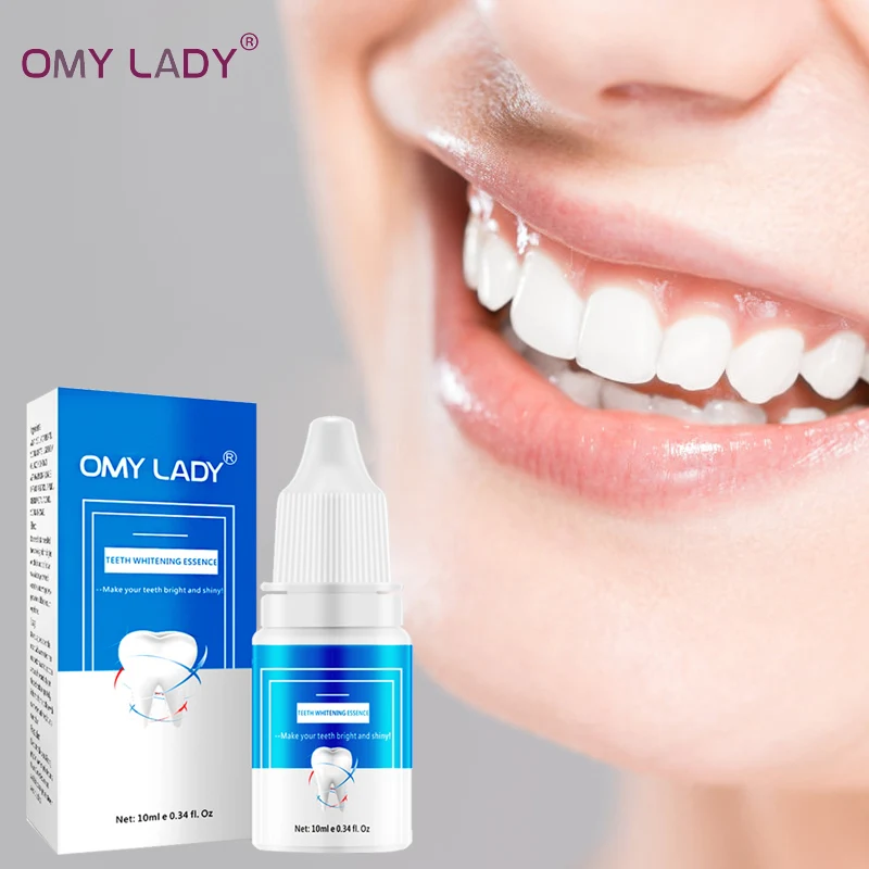 OMYLADY tea Tree отбеливающая пудра с эссенцией гигиена полости рта Чистящая сыворотка удаляет зубные пятна Отбеливание зубов стоматологические инструменты