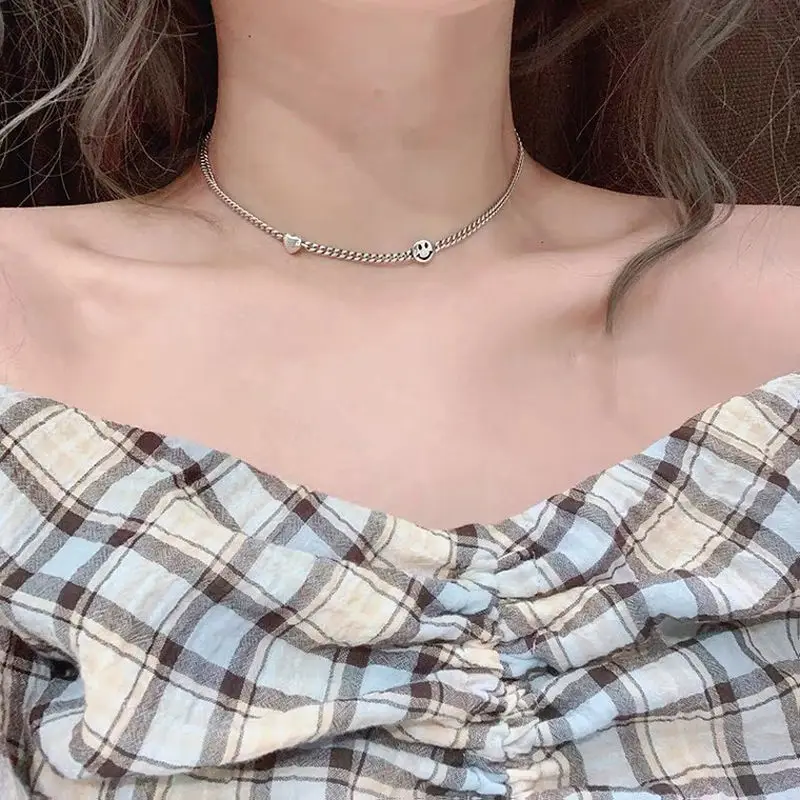 

Sterling Silver Necklace Women's Fashion Jewelry Personality Popular Birthday Gift Girl Charm S925 Customization