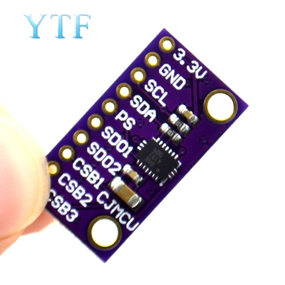 

1pcs Replaces MPU9250 9DoF BMX055 IMU High-precision integrated 9-axis attitude sensor SPI / I2C