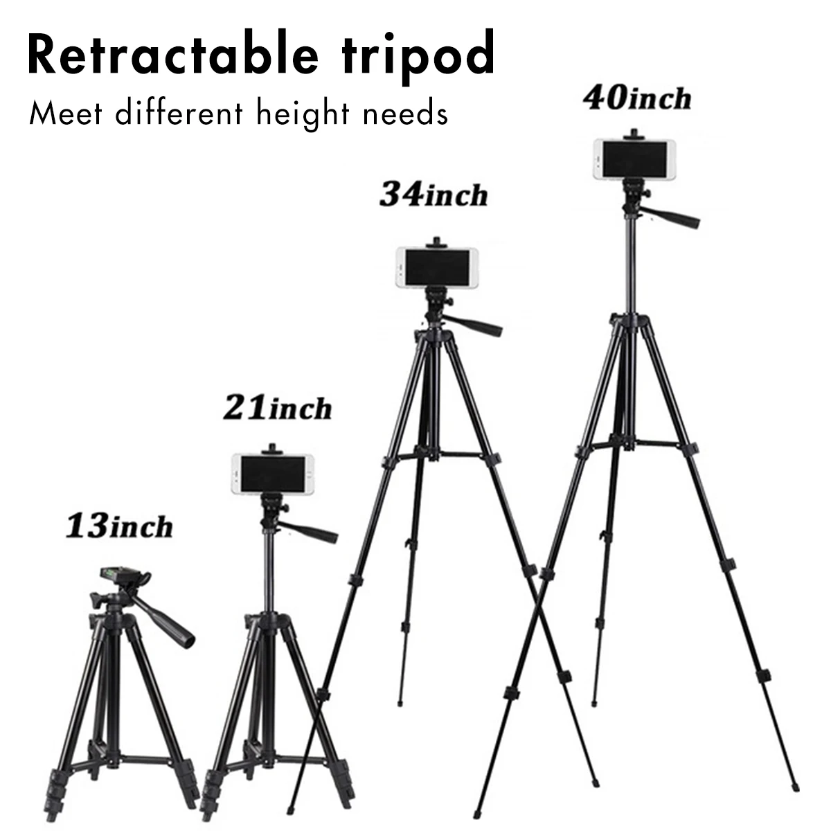 Portable Phone Bluetooth Tripod Compact Video Camera Lightweight Travel Mobile Phone Stand Holder Mini Desktop Tripod For Phone