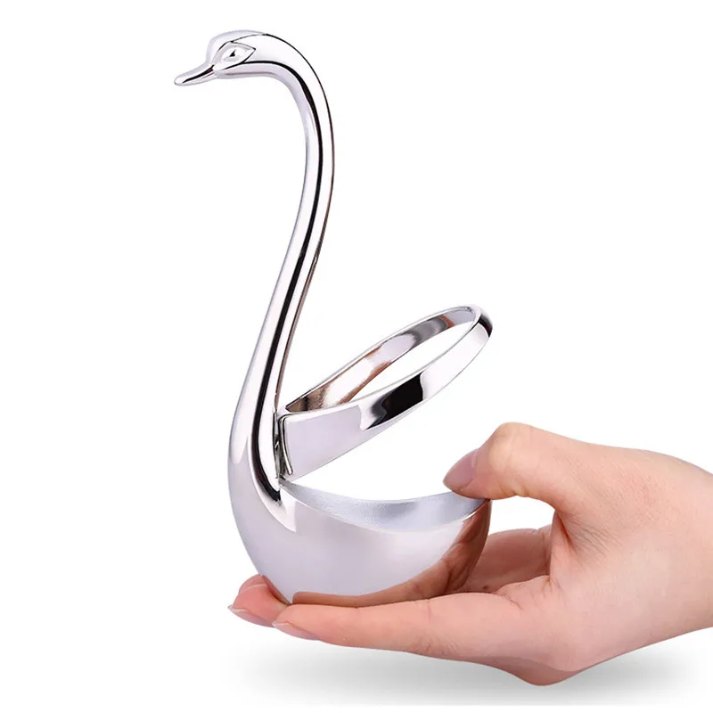 

Stainless Steel Gifts Tableware Fruit Fork Coffee Spoon Dessert Fork Spoon Creative Swan Household Multi-function Fork