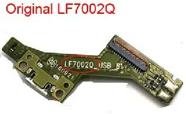 Для lenovo PB1-750M Phab TD-LTE PB1-750N PB1-750 Micro usb док-станция для коннектор; pcb; плата зарядка через usb Порты и разъёмы Flex с гибкими резиновыми запасными - Цвет: LF7002Q- Original