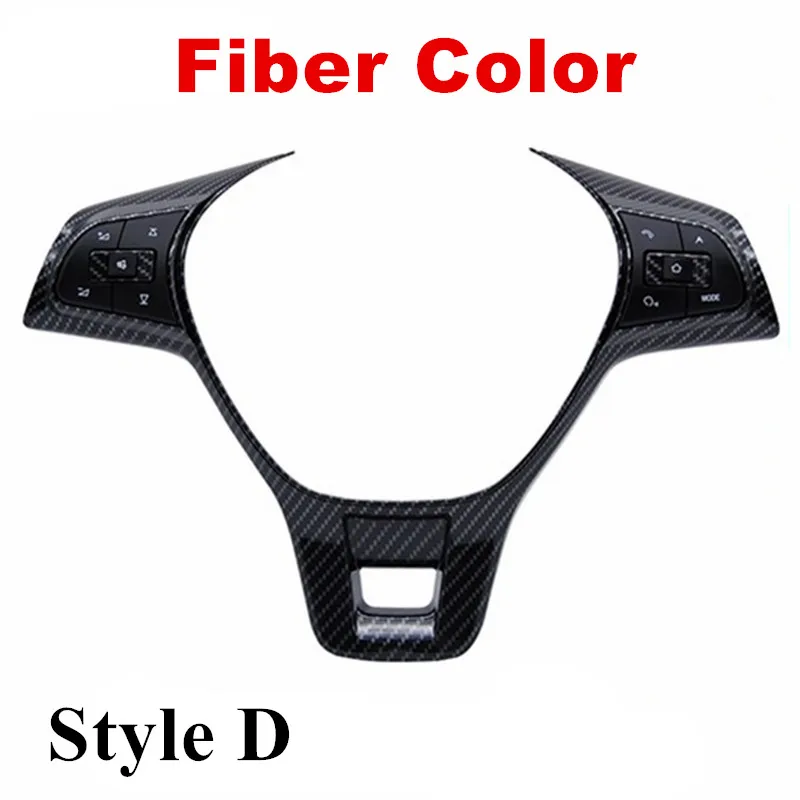 Style D-fiber color Автомобильное рулевое колесо Пульт дистанционного управления для VW Jetta Golf Polo Passat многофункциональное управление Лер переключатель концентраторы универсальные - Цвет: Style D-fiber color
