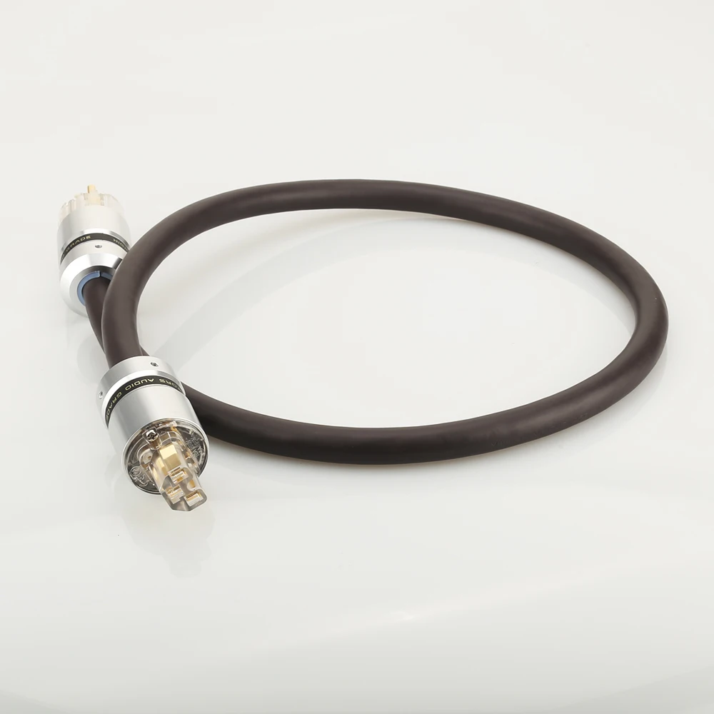 Hifi аудио EU Schuko Разъем питания viporg VP1606 OFC RISR 6 мм квадратный кабель переменного тока