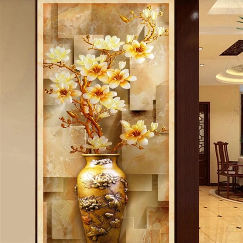 Обои на заказ 3d большая фреска коридор гостиная крыльцо проход декоративная