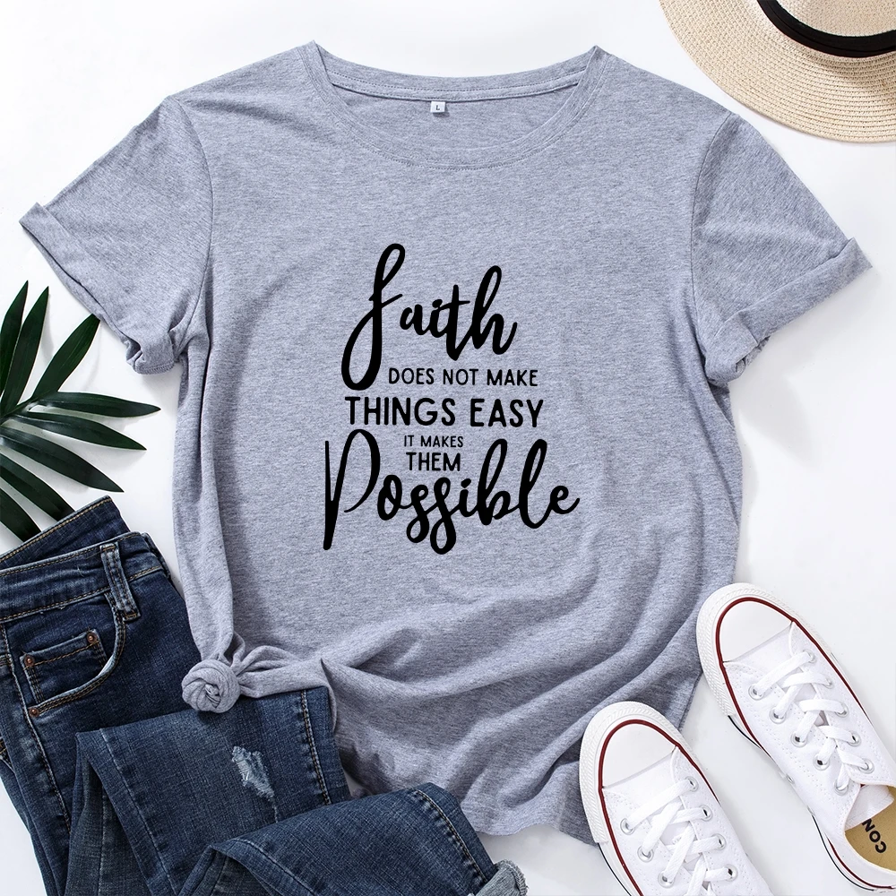 

Women's T-shirt creative letter thin short sleeve T-shirt Shirt LEL1