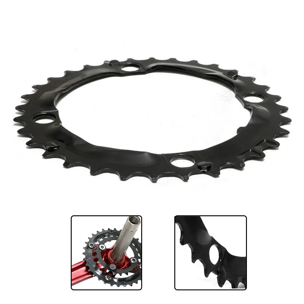 

MTB Bike Carbon Steel Chainring 32T 104 BCD Crank Mountain Bicycle Repair Disc Chainwheel Modified Single Chain Ring Cycling