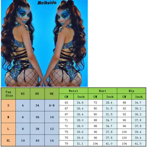 Комплект бикини с блестками и высокой талией 2020 летний женский купальник