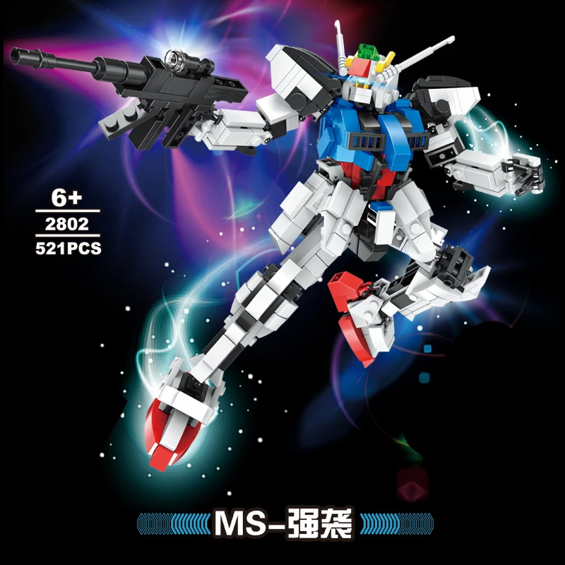 

Mecha Deformation Assault Gundam Robot Building Blocks Kits DIY Bricks Children Educational Toys For Boys Birthday Kids Gifts