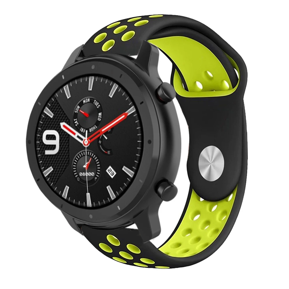 Silicone Watchband Strap for Xiaomi Huami Amazfit GTR 47mm Bracelet Band for Amazfit Pace/Stratos 2 2S Smart Watch Sport Correa