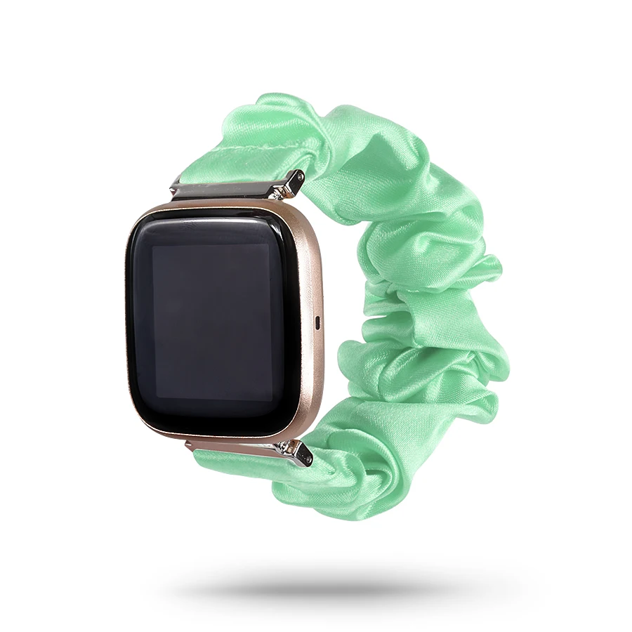 

Elastic Fabric Bands for Fitbit Versa 2/Versa Lite Soft Woven Rubber Sport Strap Replacement Scrunchie Band for Versa2