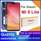 100% протестированный 6,26 ''дисплей для Xiaomi Mi 8 Lite, ЖК-сенсорный экран, дигитайзер в сборе для Xiaomi Mi8 Lite M1808D2TG, замена