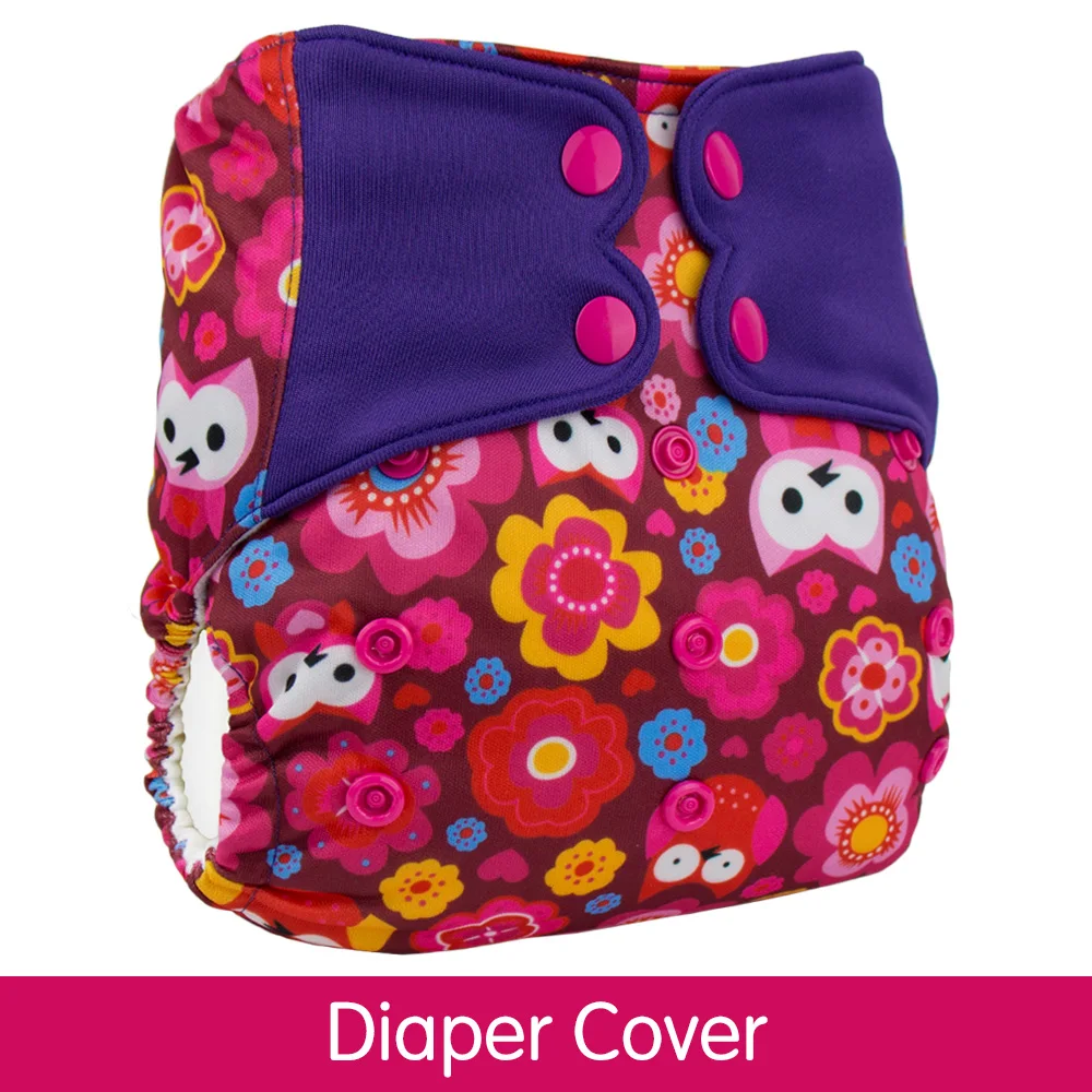 Elfappy новый принт! Чехол для подгузника без карманов моющиеся детские подгузники