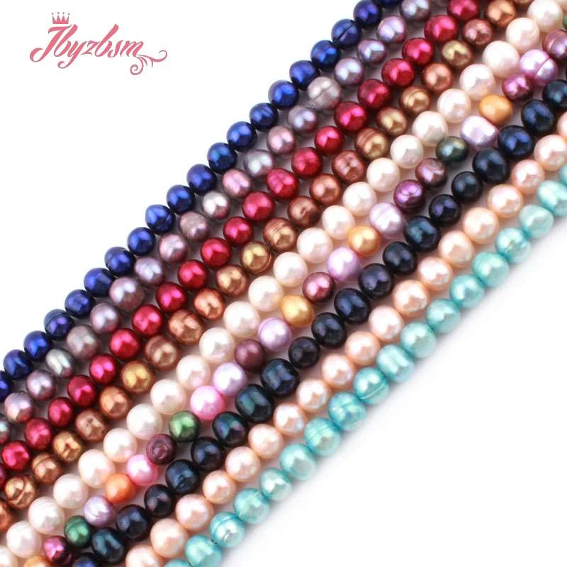 6 7 мм пресноводный жемчуг Freeform Натуральный камень натуральный бусинки бусы