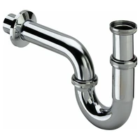 1pcs stainless steel sink tube siphon water pipe drainage kitchen basin sink siphon deodorant water pipe drainage