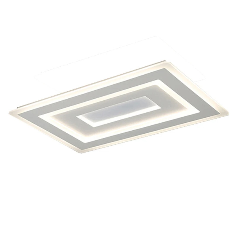 

Surface Mounted Modern Led Ceiling Lights for living room bedroom Ultra-thin lamparas de techo Rectangle Ceiling lamp fixtures