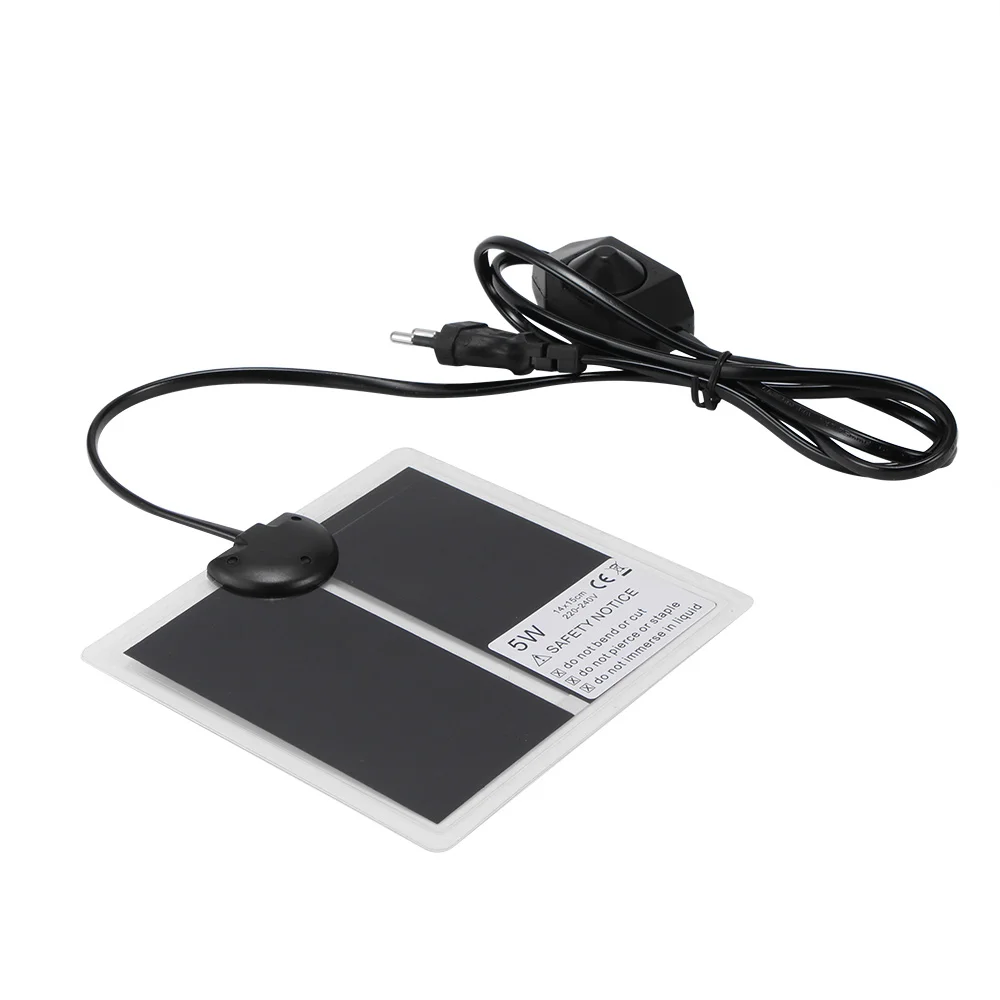 Нагревательная подушка для домашних животных нагреватель вивария рептилий